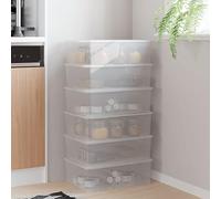 Lumanois Cajas de almacenaje apilables 6 uds plástico 10 L,Casa y jardín,Productos del hogar,Organización y Almacenamiento,Cestas para almacenaje,2.86kg-3189187