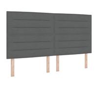 Lumanois Cama Box Spring LED con colchón Gris Oscuro 180 x 200 cm Tela,Mobiliario,Camas y somieres,84.64kg-3343041