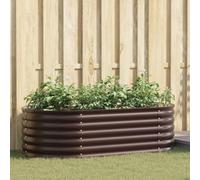 Lumanois Cama elevada Marrón 160 x 80 x 44 cm Acero,Casa y jardín,Jardín,Jardinería,Maceteros y jardineras,10kg-42008140