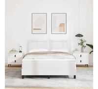 Lumanois Cama Tipo Box Spring con colchón 160 x 200 cm Cuero sintético,Mobiliario,Camas y Accesorios,Camas y somieres,69.49kg-3339057