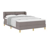 Lumanois Cama Tipo Box Spring con colchón Taupé 160 x 200 cm Tela,Mobiliario,Camas y somieres,70.04kg-3340224