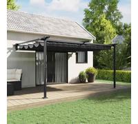 Lumanois Cenador Antracita 400 x 300 x 200 cm Poliéster,Casa y jardín,Jardín,Artículos de Exterior,Estructuras de Exteriores,Carpas y cenadores,26.45kg-4003975