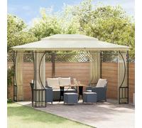 Lumanois Cenador con Redes Color Crema 300x400x265 cm,Casa y jardín,Jardín,Artículos de Exterior,Estructuras de Exteriores,Carpas y cenadores,27.3kg-48596