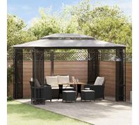 Lumanois Cenador con Redes Gris Antracita 300x400x265 cm,Casa y jardín,Jardín,Artículos de Exterior,Estructuras de Exteriores,Carpas y cenadores,27.45kg-48598