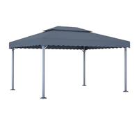 Lumanois Cenador Gris Antracita Aluminio 400x300 cm,Casa y jardín,Jardín,Artículos de Exterior,Estructuras de Exteriores,Carpas y cenadores,29.9kg-48063