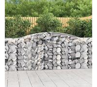 Lumanois Cestas de gaviones 10 uds Forma de Arco Hierro 400x50x100/120cm,Casa y jardín,Jardín,Jardinería,Maceteros y jardineras,476.5kg-3147004