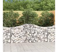 Lumanois Cestas de gaviones 14 uds Forma de Arco Hierro 200x50x80/100 cm,Casa y jardín,Jardín,Jardinería,Maceteros y jardineras,308kg-3145631