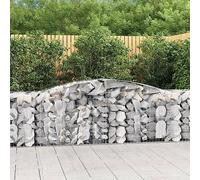 Lumanois Cestas de gaviones 25 uds Forma de Arco Hierro 400x50x80/100 cm,Casa y jardín,Jardín,Jardinería,Maceteros y jardineras,1040kg-3146994