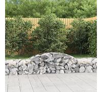 Lumanois Cestas de gaviones 3 uds Forma de Arco Hierro 300x50x40/60 cm,Casa y jardín,Jardín,Jardinería,Maceteros y jardineras,67.8kg-3146648