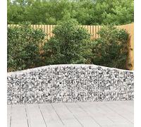 Lumanois Cestas de gaviones 4 uds Forma de Arco Hierro 400x50x60/80 cm,Casa y jardín,Jardín,Jardinería,Maceteros y jardineras,146.4kg-3145932