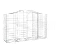 Lumanois Cestas de gaviones 5 uds Forma de Arco Hierro 200x50x120/140 cm,Casa y jardín,Jardín,Jardinería,Maceteros y jardineras,146kg-3145664
