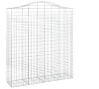 Lumanois Cestas de gaviones 6 uds Forma de Arco Hierro 200x50x220/240 cm,Jardinería,Maceteros y jardineras,274.8kg-3145770
