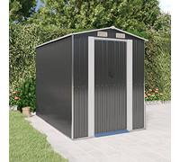 Lumanois Cobertizo de jardín Acero galvanizado Antracita 192x274x223 cm,Casa y jardín,Estructuras de Exteriores,Cobertizos,73.36kg-3147450