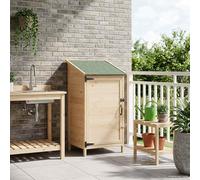 Lumanois Cobertizo de Jardín con Techo Natural 59 x 56 x 113,5 cm, Cobertizos, 14.3 kg-42033436