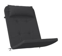 Lumanois Cojines para Silla Adirondack 2 uds Tela Oxford Negro,Casa y jardín,Cojines para sillas y sofás,3kg-361837