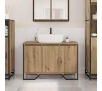Lumanois Gabinete de Lavabo Otro Roble Artesanal 91 x 35 x 60 cm,Mobiliario,Tocadores,Tocadores de baño,24kg-869181