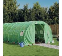 Lumanois Invernadero con Estructura de Acero Verde 48 m² 16x3x2 m,Casa y jardín,Jardín,Jardinería,Invernaderos,89.6kg-3188045