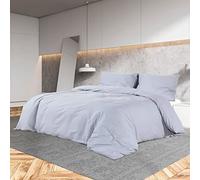 Lumanois Juego de Funda nórdica algodón Gris 200x200 cm,Casa y jardín,Ropa de casa,Ropa de Cama,Fundas de nórdico,1.4kg-136095