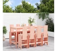 Lumanois Juego de Muebles de jardín 9 pzas Madera Maciza Abeto Douglas,Mobiliario,Conjuntos de jardín,104.26kg-3157792