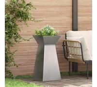 Lumanois Maceta Pilar 2 pcs Plateado 35 x 35 x 73 cm,Casa y jardín,Jardín,Jardinería,Maceteros y jardineras,11.95kg-873847