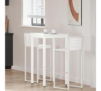 Lumanois Mesa de Bar 60 x 60 x 105 cm Madera de Pino Macizo,Mobiliario,Mesas,Mesas de Cocina y de Comedor,13.2kg-892798