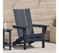 Lumanois Silla Adirondack Plegable Azul Marino 80,5 x 74,5 x 92 cm HDPE,Mobiliario,Muebles de jardín,Asientos de Exterior,Sillas de jardín,19kg-42006618