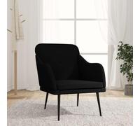 Lumanois Sillón de Tela Negro 63x76x80 cm,Mobiliario,Sillas,Sillones,10.05kg-351476