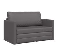 Lumanois Sofá Cama 110cm Gris Cuero Artificial,Mobiliario,Sofás,22.4kg-4106710