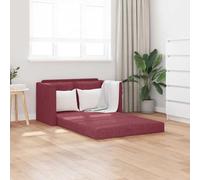 Lumanois Sofá Cama de Suelo 2 en 1 Tela Rojo Tinto 112x174x55 cm,Mobiliario,Sofás,16.85kg-353967
