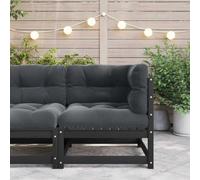 Lumanois Sofá de Esquina de jardín Cojines Gris Antracita Madera Pino,Mobiliario,Sofás modulares de Exterior,15.94kg-805719