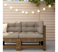 Lumanois Sofá de Esquina de Madera Maciza de Pino marrón Miel,Mobiliario,Asientos de Exterior,Sofás modulares de Exterior,10.66kg-825607