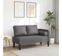 Lumanois Sofá diván con Cojines Cuero sintético Gris,Mobiliario,Sillas,Divanes,17.65kg-4007567