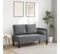 Lumanois Sofá diván con Cojines Terciopelo Gris Oscuro, Mobiliario Sillas Divanes, Gris, 16.7kg