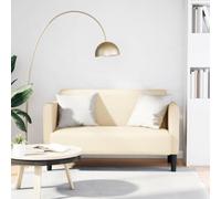 Lumanois Sofá Loveseat Color Crema 109 cm Tejido de Pana,Mobiliario,Sofás,20.1kg-4100524