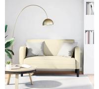 Lumanois Sofá Loveseat Color Crema 110 cm Cuero sintética,Mobiliario,Sofás,20.5kg-4100537