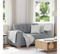 Lumanois Sofá Loveseat Gris Claro 160x77x82 cm de Tela,Mobiliario,Sofás,24.3kg-4105068