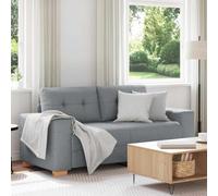 Lumanois Sofá Loveseat Gris Claro 180x77x82 cm de Tela,Mobiliario,Sofás,26.2kg-4105078