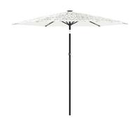 Lumanois Sombrilla de jardín con Poste de Acero Blanca 268x268x226 cm,Artículos de Exterior,Sombrillas,6.75kg-4005104