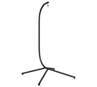 Lumanois Soporte de Silla Colgante Huevo sin Cesta Acero Negro, Casa y jardín Jardín Artículos de Exterior Balancines de jardín, Negro, 13kg
