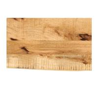 Lumanois Tablero de Mesa Borde Natural Madera Maciza Mango 40x20x2,5 cm,Mobiliario,Accesorios para mesas,Tableros para mesas,1.69kg-370318