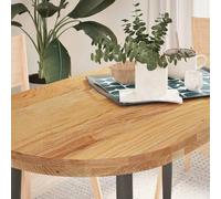 Lumanois Tablero de Mesa Ovalado Madera Maciza de Roble 120x60x4 cm,Mobiliario,Accesorios para mesas,Tableros para mesas,21.1kg-4009075