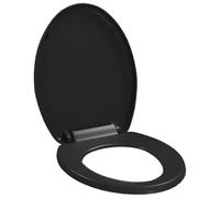 Lumanois Tapa de váter Cierre Suave y desenganche rápido Negra,Bricolaje,Fontanería,Accesorios de baño y bidé,Asientos de inodoros y bidés,1.78kg-145016