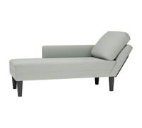 Lumanois Tumbona Almohada y reposabrazo Derecho Terciopelo Gris Claro,Mobiliario,Sillas,Divanes,16.7kg-4009807
