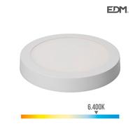 Lumeco 31594 downlight superficie redondo led, 20w 6.400k luz dia, 20