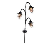 LUMI JARDIN Baliza solar decorativa LED blanco cálido BERRY SPIKE H74cm