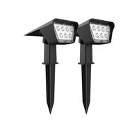 LUMI JARDIN Lote de 2 focos solares 200LM 2X Curtis