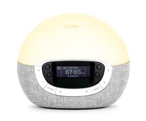 Lumie Bodyclock Shine 300 Despertador de Luz con Radio FM | Radio FM, 15 sonidos & atardecer progresivo; despertador gradual por luz para mañanas más tranquilas