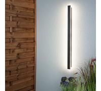 LUMILED, aplique de pared exterior, 30W, diseño moderno, 230V, 4000K (blanco neutro), para pared, uso exterior, acero inoxidable, plástico, color , IP65 (resistente al agua)