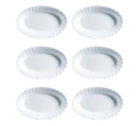 Luminarc 6 Fuente Oval Trianon de Opal 22cm