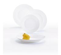 Luminarc 9123270 - Vajilla opal Harena de 18 piezas Blanca